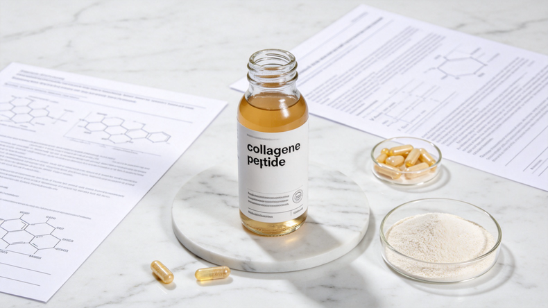 Các trường hợp mới nhất của công ty về Khoa học đằng sau đồ uống Collagen Peptide: Hợp chất hoạt tính sinh học, Nghiên cứu lâm sàng và Kết quả sức khỏe làn da
