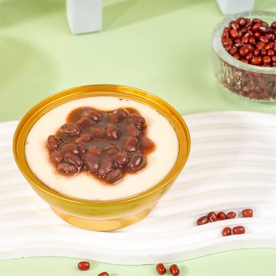 Giá tốt. ZeaGrove, Red Bean Double Skin Milk, món tráng miệng sẵn sàng ăn, món tráng miệng sau bữa ăn, thuận tiện để ăn trực tuyến