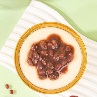Giá tốt. OEM sữa ngay lập tức trứng custard pudding hỗn hợp với đậu đỏ món tráng miệng Cantonese trực tuyến