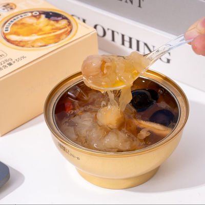 Giá tốt. Ginseng tươi nấu với nấm trắng đầy chất colloid cải thiện giấc ngủ tăng cường cơ thể bổ sung dinh dưỡng cho người cao tuổi trực tuyến