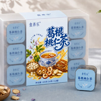 Giá tốt. FDA HALAL Circulation Support Tea  Kudzu & Peach Kernel Instant Herbal Blend trực tuyến